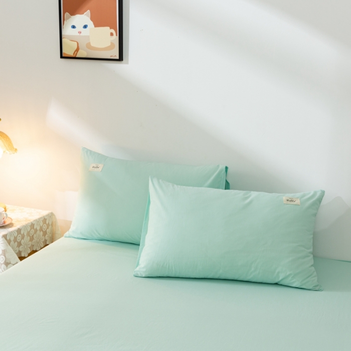 91家纺网 家纺一手货源 找家纺 （总）ab家纺 2021新款全棉水洗棉单品枕套