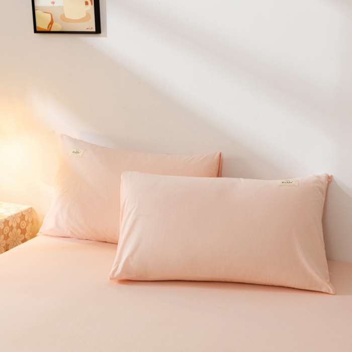 91家纺网 家纺一手货源 找家纺 （总）ab家纺 2021新款全棉水洗棉单品枕套