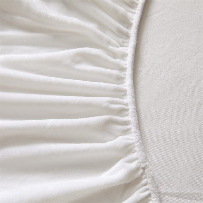 91家纺网 家纺一手货源 找家纺 （总）骏腾 2022新款酒店轻奢刺绣水晶绒宝宝绒单床笠