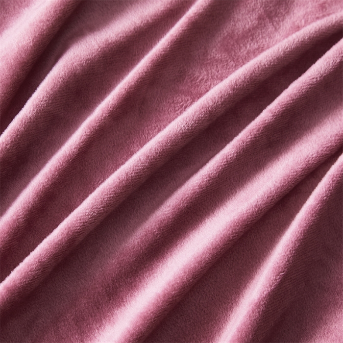 91家纺网 家纺一手货源 找家纺 骏腾 2022新款酒店轻奢刺绣水晶绒宝宝绒单床笠 豆沙