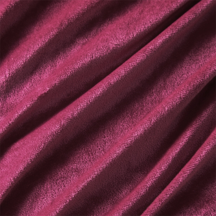 91家纺网 家纺一手货源 找家纺 骏腾 2022新款酒店轻奢刺绣水晶绒宝宝绒单床笠 罗兰紫