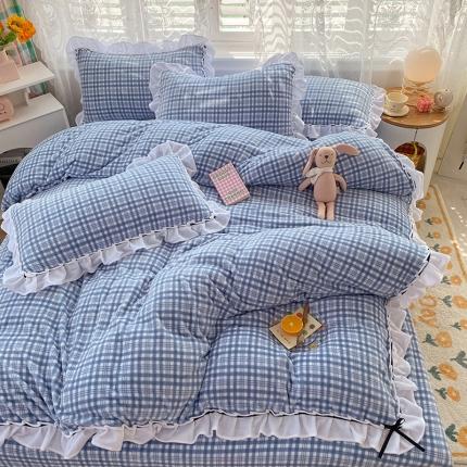 91家纺网 家纺一手货源 找家纺 （总）二八年华 2022新款牛奶绒四件套-冰淇淋