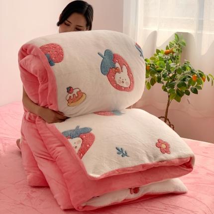 91家纺网 家纺一手货源 找家纺 （总）慕尚 2022新款5D雪花绒单品被套