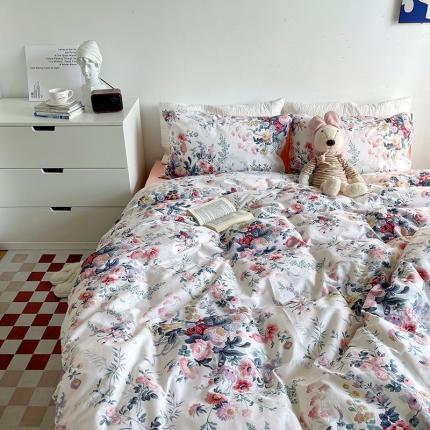 盛馨家纺 2023新款复古风情13372全棉四件套 苏蕾