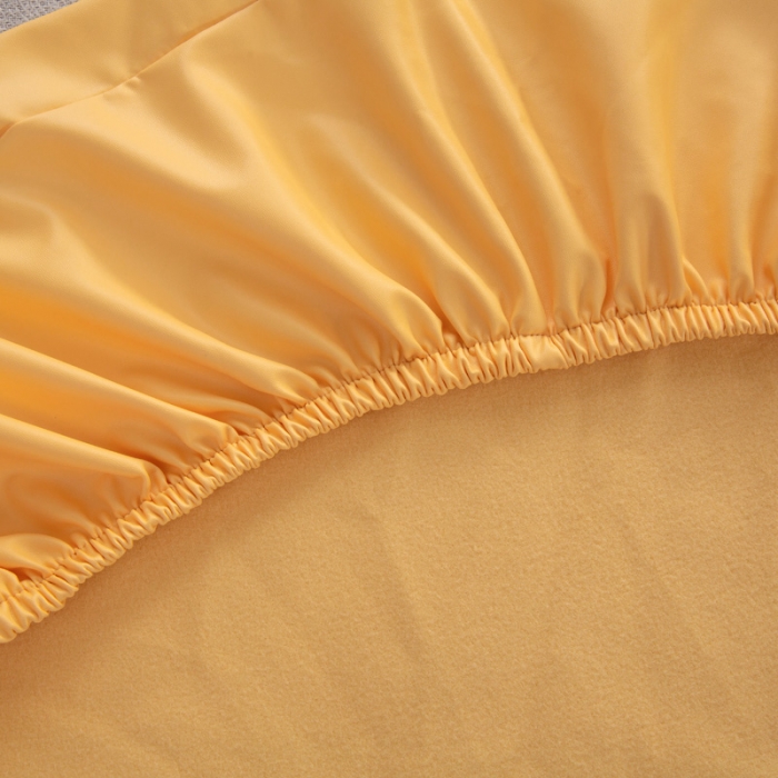 91家纺网 家纺一手货源 找家纺 兴妮雅家纺2021新款纯色皮沙发笠 黄色