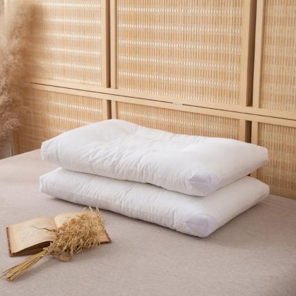 91家纺网 家纺一手货源 找家纺 （总）锦绣万家 2021新款全棉分区定型枕水洗羽丝绒护颈枕