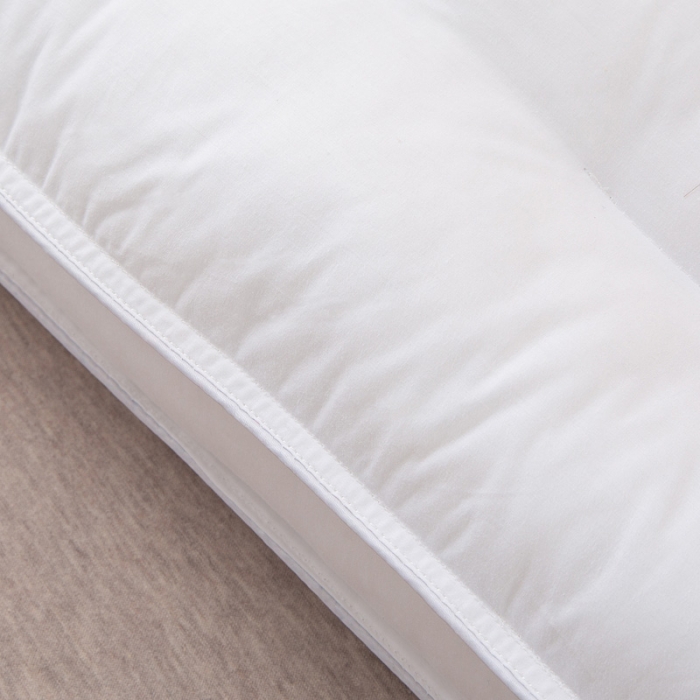 91家纺网 家纺一手货源 找家纺 锦绣万家 2021新款全棉分区定型枕水洗羽丝绒护颈枕 多点定型枕