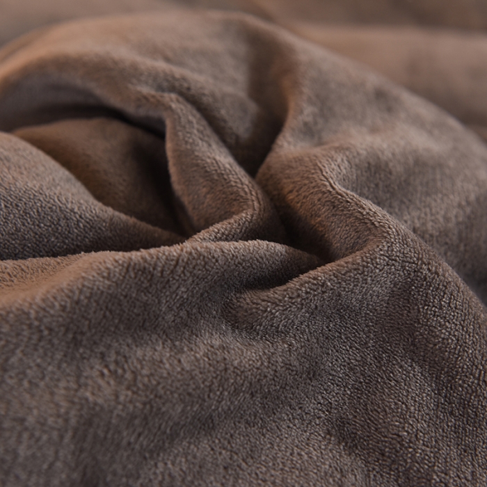 91家纺网 家纺一手货源 找家纺 甜之梦 2025新款毛巾绣牛奶绒单被套 满天星深灰