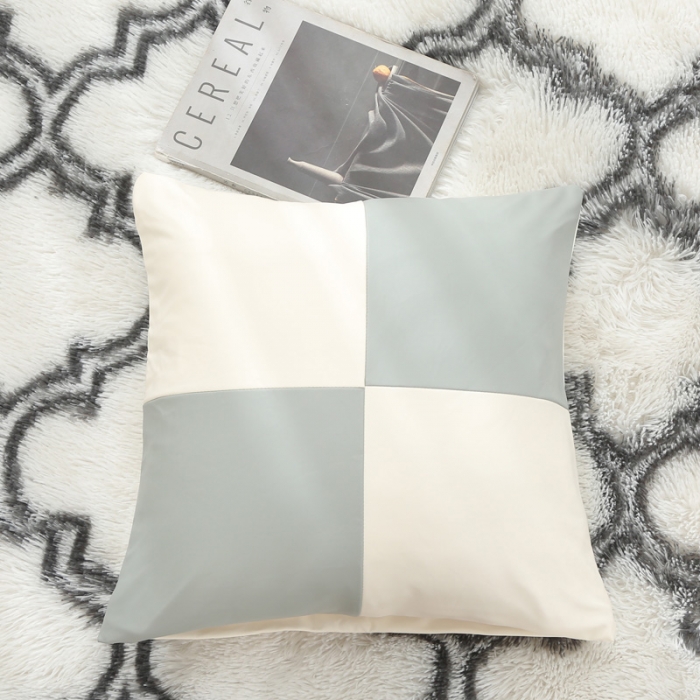 91家纺网 家纺一手货源 找家纺 兴妮雅家纺2021新款纯色皮沙发笠 米色