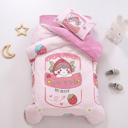 91家纺网 家纺一手货源 找家纺 （总）鱼宝 2021新款棉加绒幼儿园多件套