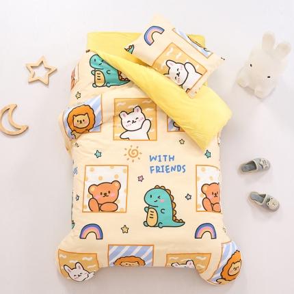 91家纺网 家纺一手货源 找家纺 （总）鱼宝 2021新款棉加绒幼儿园多件套