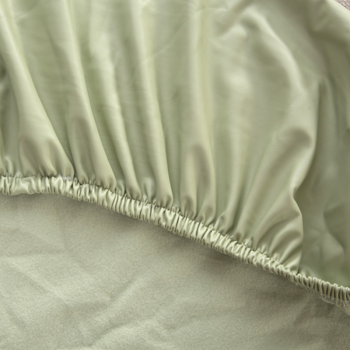 91家纺网 家纺一手货源 找家纺 兴妮雅家纺2021新款拼色皮沙发笠 嫩绿加黄色