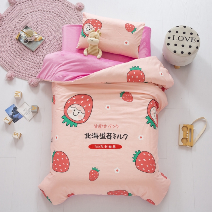 91家纺网 家纺一手货源 找家纺 （总）鱼宝 2021新款棉加绒幼儿园多件套