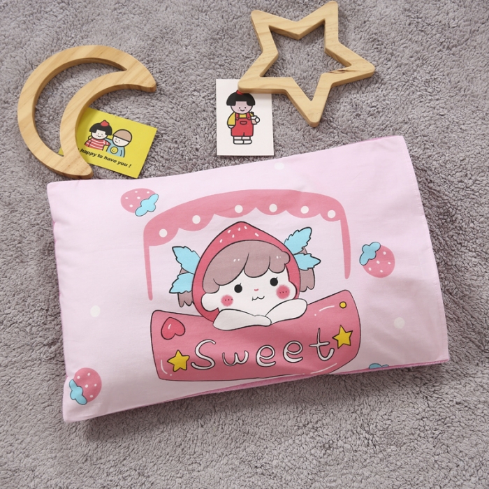 91家纺网 家纺一手货源 找家纺 鱼宝 2021新款棉加绒幼儿园多件套 草莓姑娘