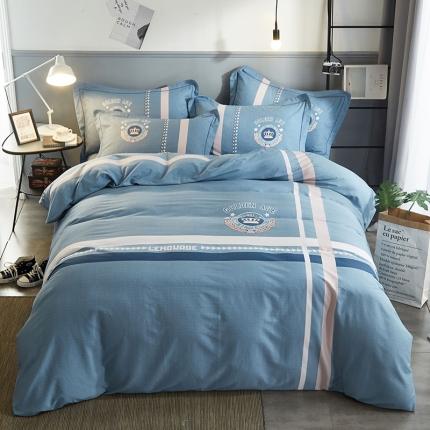 91家纺网 家纺一手货源 找家纺 格里芬2021新款全棉13372大阪印花四件套莫拉