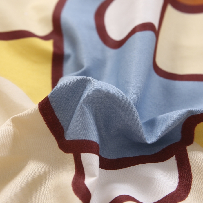 91家纺网 家纺一手货源 找家纺 鱼宝 2021新款棉加绒幼儿园多件套 小狮子