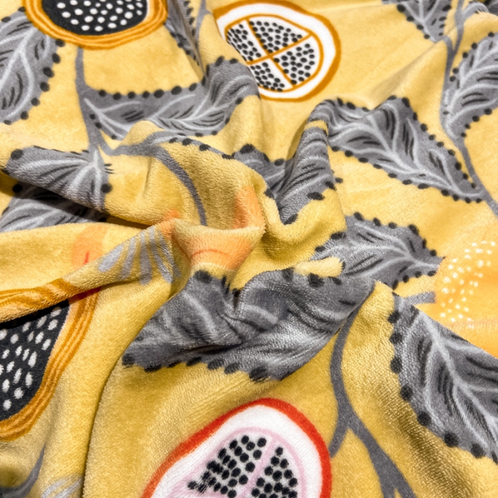 91家纺网 家纺一手货源 找家纺 眠帛 2021新款牛奶绒印花宽边拼角四件套 春华秋实