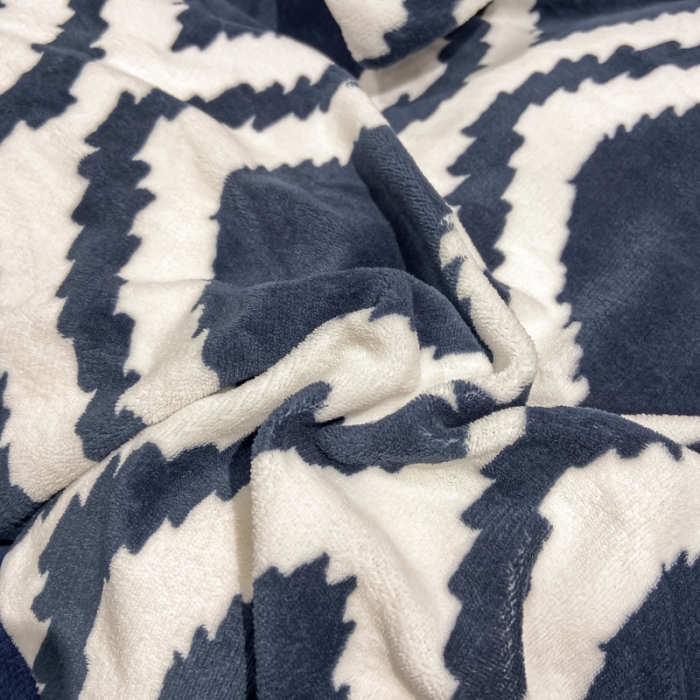 91家纺网 家纺一手货源 找家纺 眠帛 2021新款牛奶绒印花宽边拼角四件套 麦格蕾