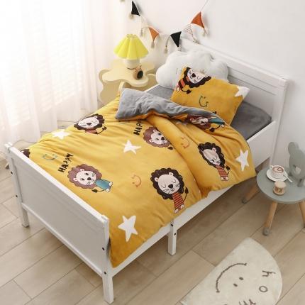 91家纺网 家纺一手货源 找家纺 （总）鱼宝 2021新款小版牛奶绒婴童多件套