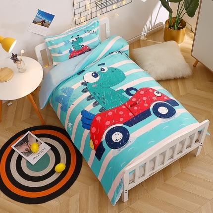 91家纺网 家纺一手货源 找家纺 （总）新款大版卡通宝宝绒幼儿园保暖套件加厚牛奶绒三件套多件套