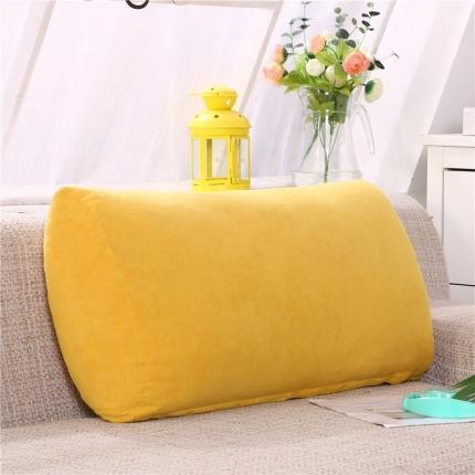 轩宇家纺 2021新款富贵绒沙发靠垫 富贵绒黄色