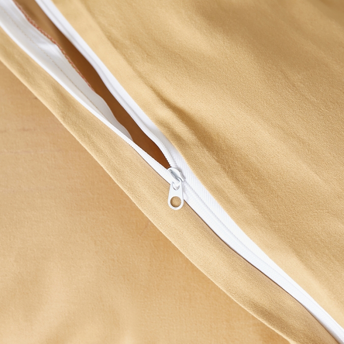 91家纺网 家纺一手货源 找家纺 寝柔 2021新款秋冬加厚纯色纯棉全棉磨毛被套单件 卡其