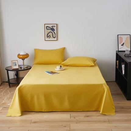 91家纺网 家纺一手货源 找家纺 （总）寝柔 2021新款秋冬加厚纯色纯棉全棉磨毛床单单件