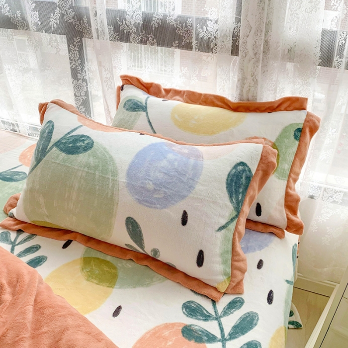 91家纺网 家纺一手货源 找家纺 金爱家 2021新款高克重牛奶绒四件套 梦幻世界