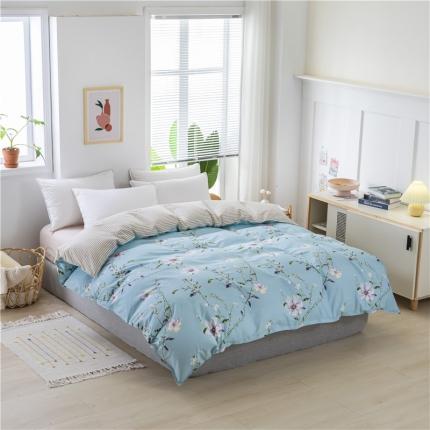 纽缦 2021新款上下边单层单被套 芬芳兰