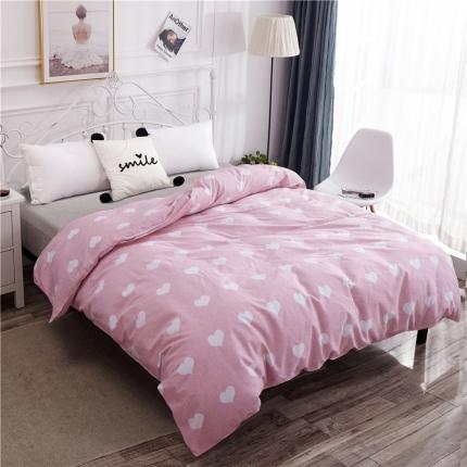 91家纺网 家纺一手货源 找家纺 纽缦 2021新款上下边单层单被套 清新物语