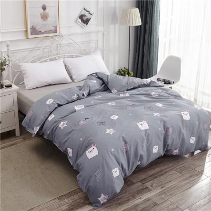 纽缦 2021新款上下边单层单被套 小猪宝宝