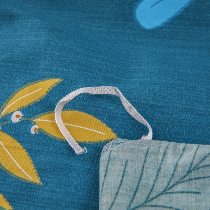 91家纺网 家纺一手货源 找家纺 纽缦 2021新款上下边单层单被套 油菜花兰