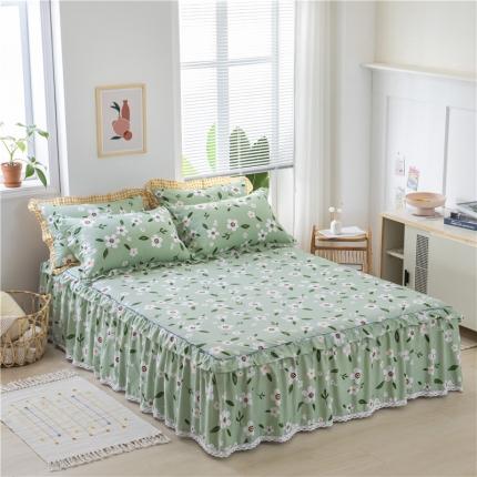 91家纺网 家纺一手货源 找家纺 （总）纽缦 2021新款上下单层床裙