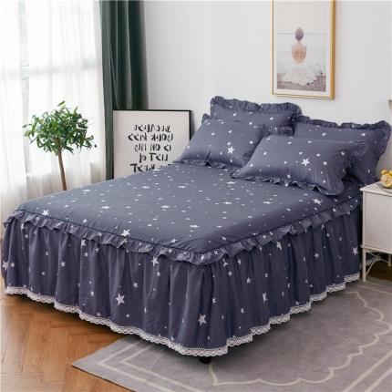 91家纺网 家纺一手货源 找家纺 （总）纽缦 2021新款上下单层床裙