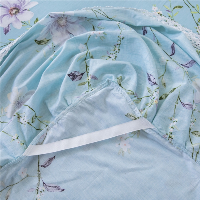 91家纺网 家纺一手货源 找家纺 纽缦 2021新款上下单层床裙 芬芳兰