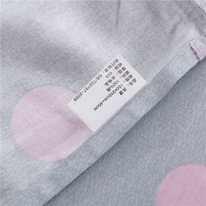 91家纺网 家纺一手货源 找家纺 纽缦 2021新款上下单层床裙 粉波点