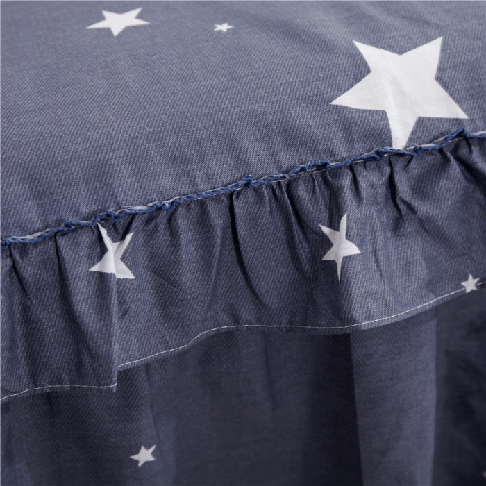 91家纺网 家纺一手货源 找家纺 纽缦 2021新款上下单层床裙 魔力时代