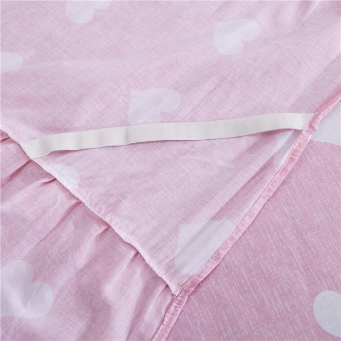 91家纺网 家纺一手货源 找家纺 纽缦 2021新款上下单层床裙 清新物语