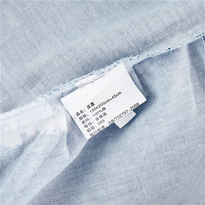 91家纺网 家纺一手货源 找家纺 纽缦 2021新款上下单层床裙 星梦缘蓝