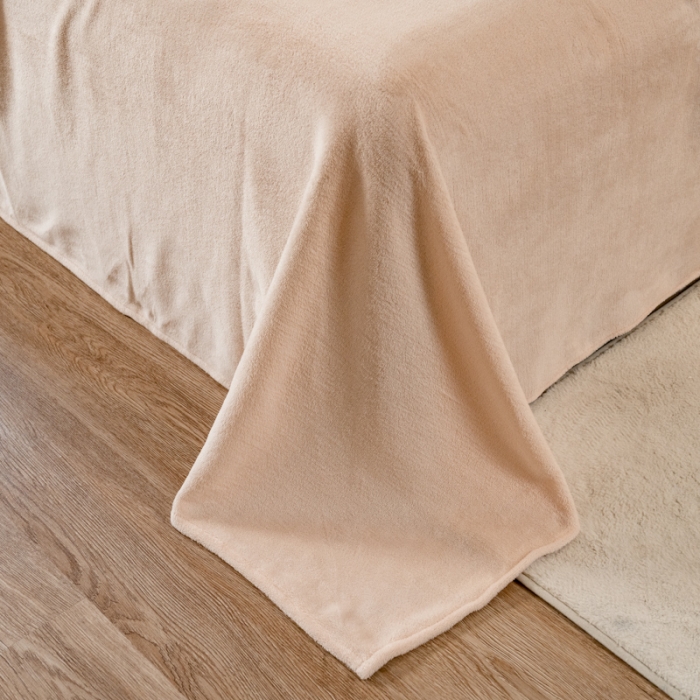 91家纺网 家纺一手货源 找家纺 慕尚 2022新款高克重牛奶绒刺绣四件套 洛卡-象牙白