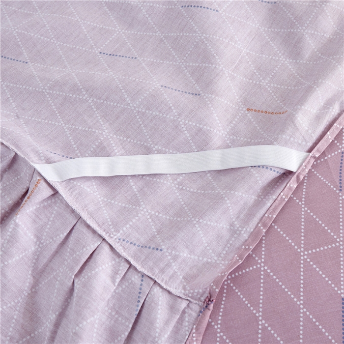 91家纺网 家纺一手货源 找家纺 纽缦 2021新款上下边床裙四件套 菲拉格