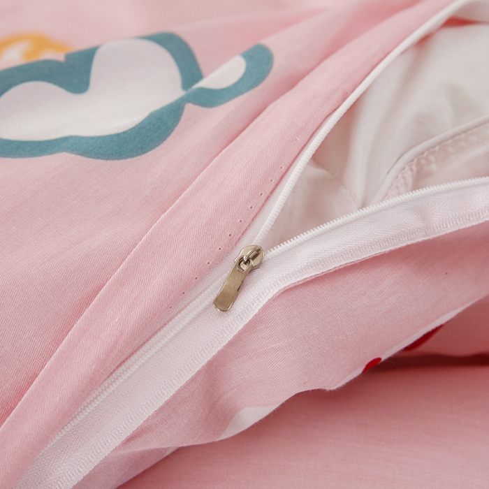 91家纺网 家纺一手货源 找家纺 纽缦 2021新款上下边床裙四件套 萌萌熊