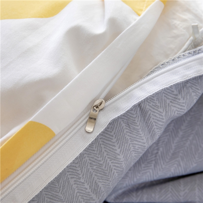 91家纺网 家纺一手货源 找家纺 纽缦 2021新款上下边床裙四件套 喵星球黄