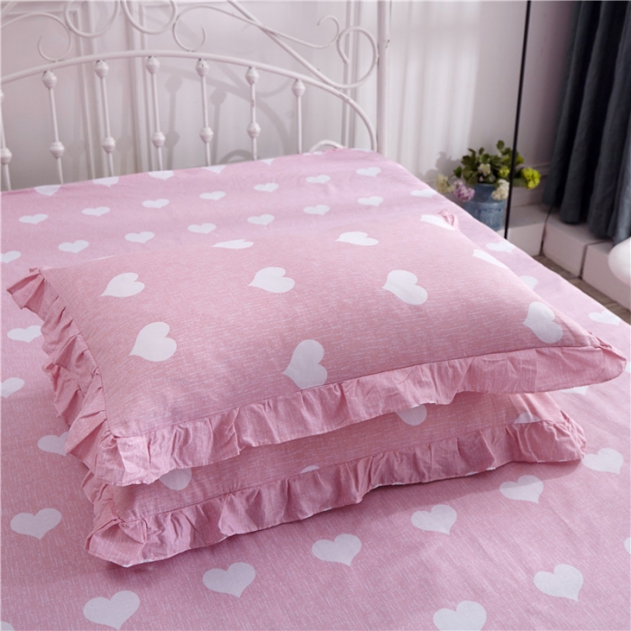 91家纺网 家纺一手货源 找家纺 纽缦 2021新款上下边床裙四件套 清新物语