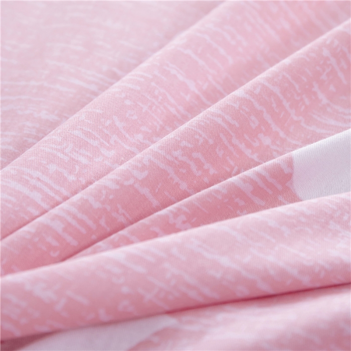 91家纺网 家纺一手货源 找家纺 纽缦 2021新款上下边床裙四件套 清新物语