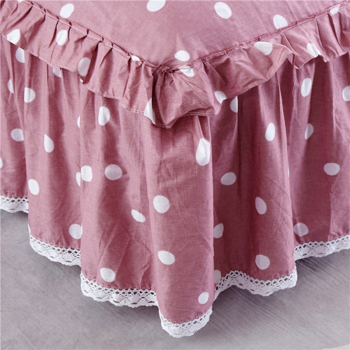 91家纺网 家纺一手货源 找家纺 纽缦 2021新款上下边床裙四件套 甜点日记