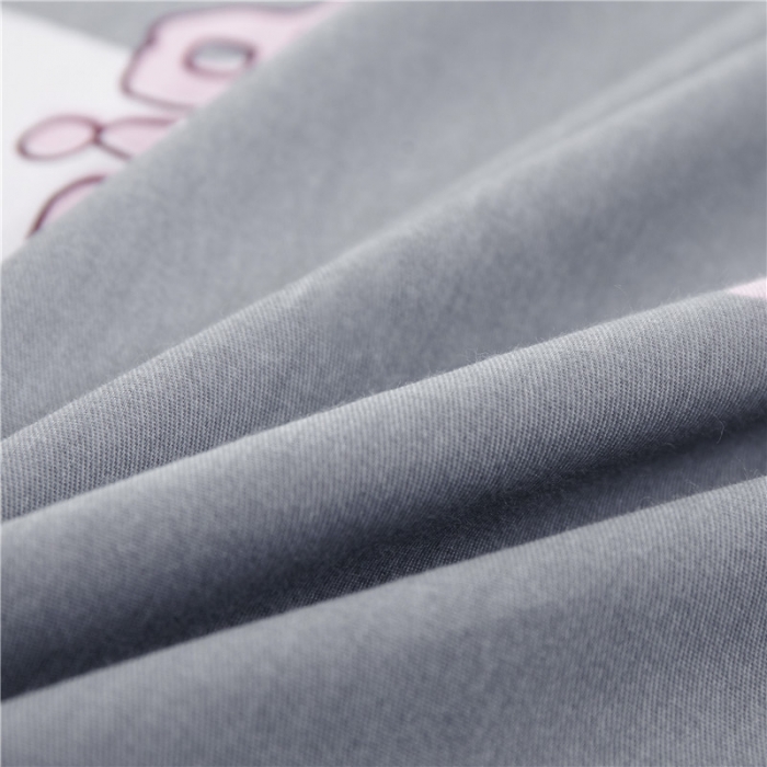 91家纺网 家纺一手货源 找家纺 纽缦 2021新款上下边床裙四件套 小猪宝宝