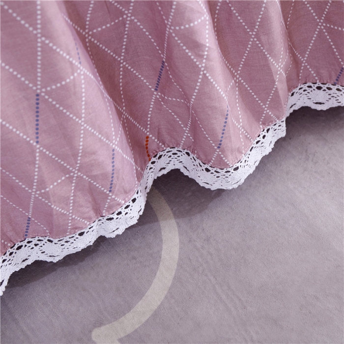 91家纺网 家纺一手货源 找家纺 纽缦 2021新款上下边单件夹棉床裙 菲拉格