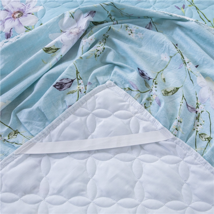 91家纺网 家纺一手货源 找家纺 纽缦 2020新款上下边单件夹棉床裙 芬芳兰