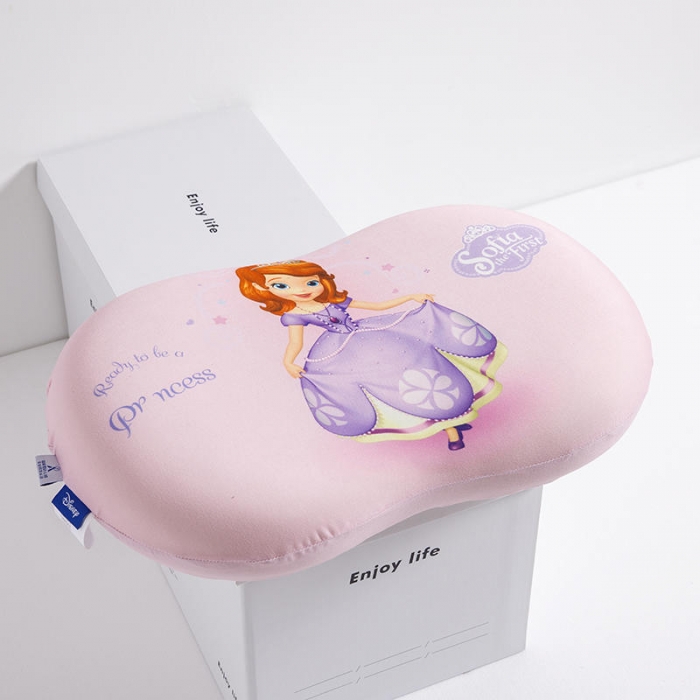 91家纺网 家纺一手货源 找家纺 2024迪士尼太空记忆枕猫肚皮记忆棉枕3555cm索菲娅公主